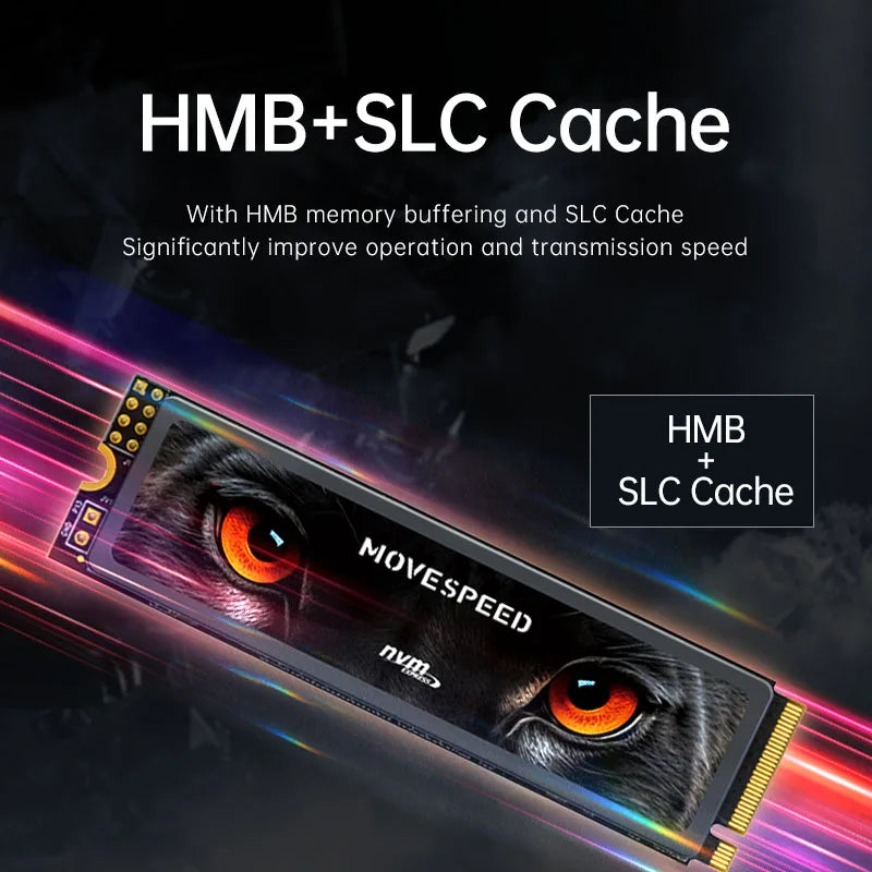 MOVESPEED 7450MB/s SSD NVMe M.2 2280 4TB 2TB 1TB Internal Solid State Hard Disk M2 PCIe 4.0x4 2280 SSD Drive for PS5 Laptop PC