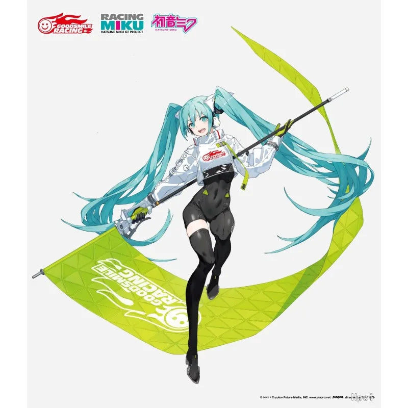 GOODSMILE RACING Genuine Figma Series Hatsune Miku SP-149 Hatsune Miku GT Plan Racing Future 2022 Mobile Model Toy Collectibles