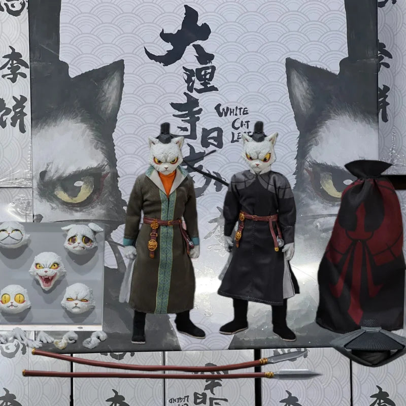 NEW IN STOCK Original Non-Play Toys Dali Temple Log Li Cake Demon Cake Cat Master 1/12 Movable Soldier Figure Toy
