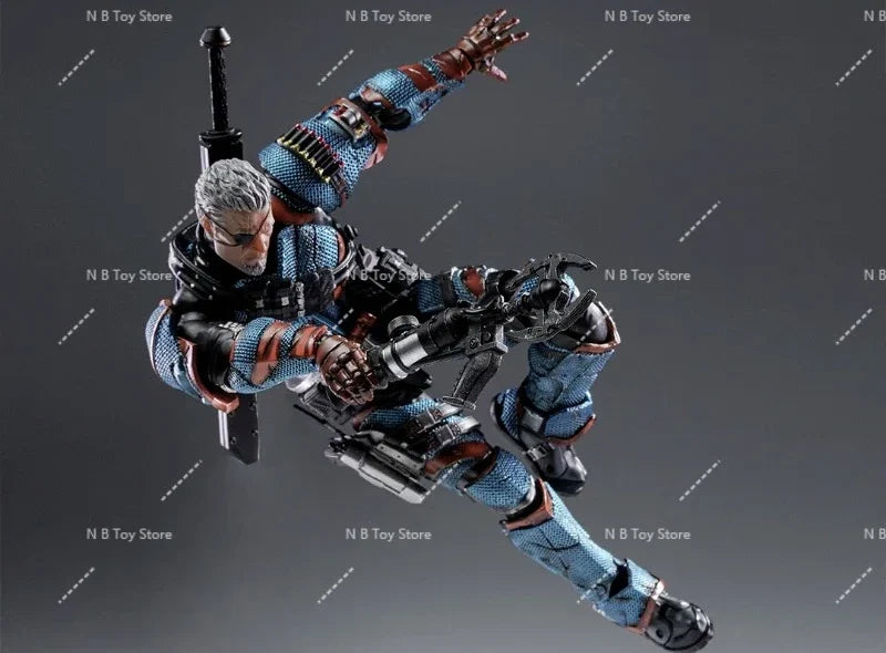 LPZZ ROUNO CUEURE DC002 1/12 Deathstroke Arkham Knight Finished Module Movable Batman Collectible Model Action Anime Figure Toy