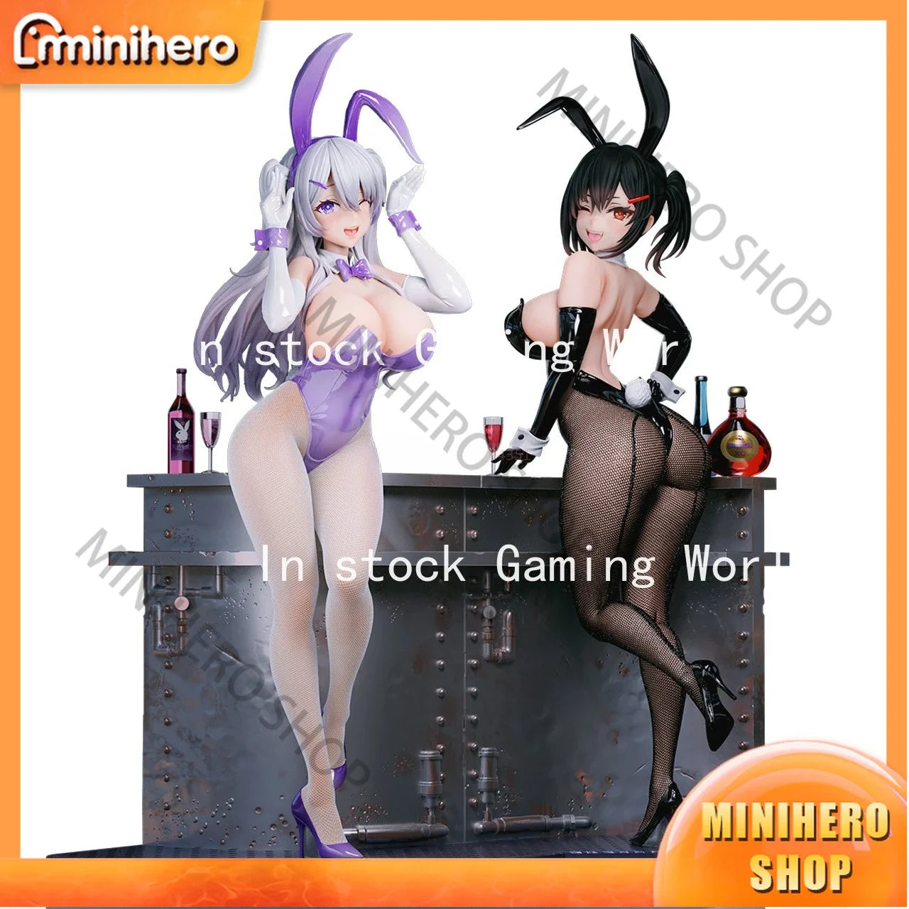 In Stock Original BearPanda Bunny Girl Asanagi Rin Xiya Action Figure Collectible Toy with Temperature Sensitive Paint 3D