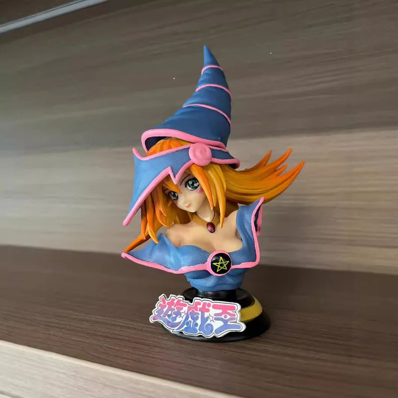 37.5cm Yu-Gi-Oh Series Black Magic Girl Collectible Figure Full Body Statue Home Version Toy Gift For Anime Fans Birthday Gift