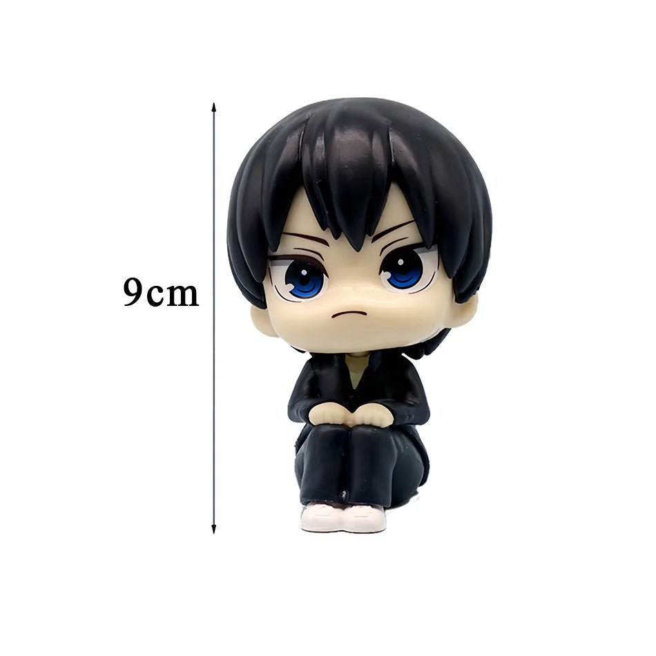 9cm Haikyuu!! Anime Figure Look Up Shoyo Hinata Action Figure Q Version Tobio Kageyama Figurine PVC Collection Model Doll Toys
