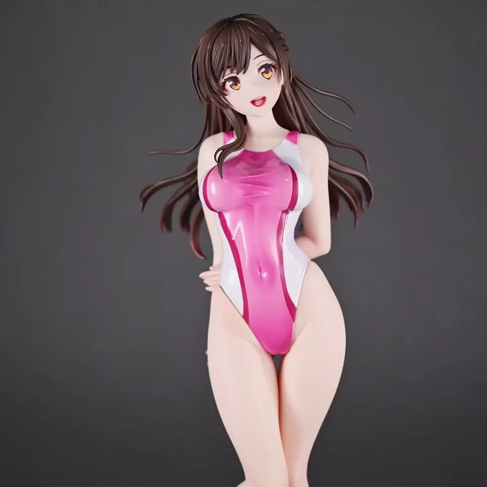 Ichinose Chizuru Girlfriend Please Borrow Me Character Swimsuit Stand Posture Anime Model Action Figure Gift Collect Decor Toy