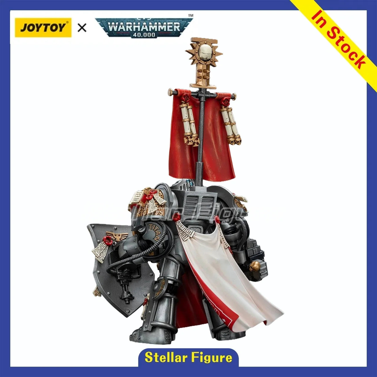 【SF】JOYTOY 1/18 Action Figure Grey Knights Kaldor Draigo Model Toys Gifts Collection Ornaments