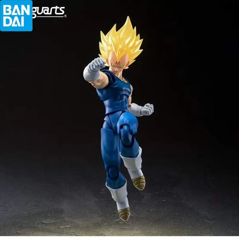 Genuine BANDAI NAMCO Dragon Ball Z S.H.Figuarts Majin Vegeta  Collector Figurine Toys in stock PVC Figure Desktop ornament gift
