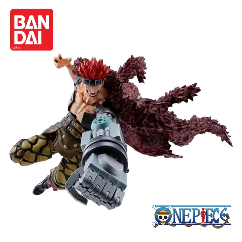 Bandai One Piece In Stock Eustass  Figurine Original Anime Merchandise 100% Genuine Ornaments Boys Favorite Gift Collectible