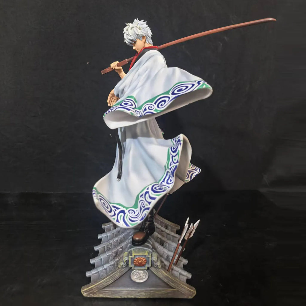 Anime Figure Gintama Sakata Gintoki 2.0 Upgraded Face Sculpture Gk Statue Desktop Decoration Trendy Toy Anime Gift