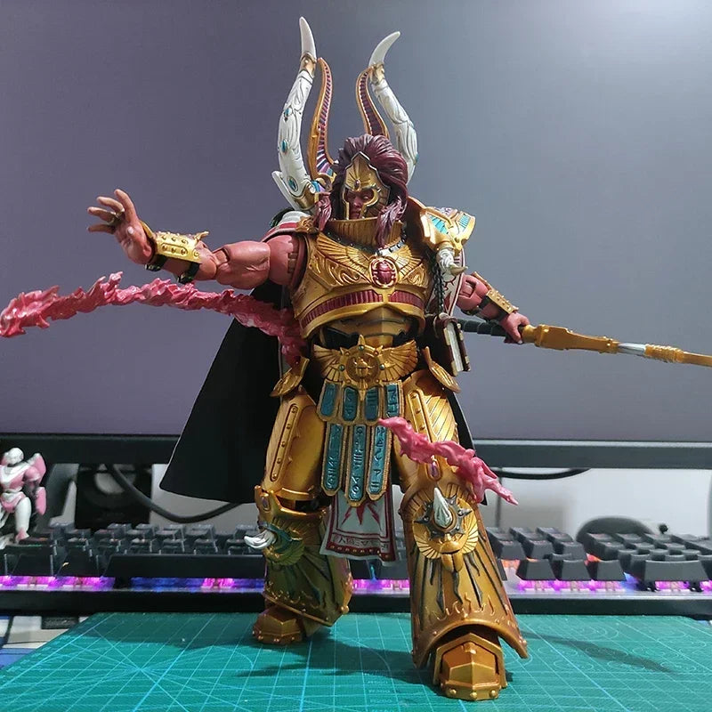 [In-Stock]JOYTOY Warhammer The Horus Heresy Action Figures Thousand Sons Magnus The Red Primarch of The XVth Legion Collection