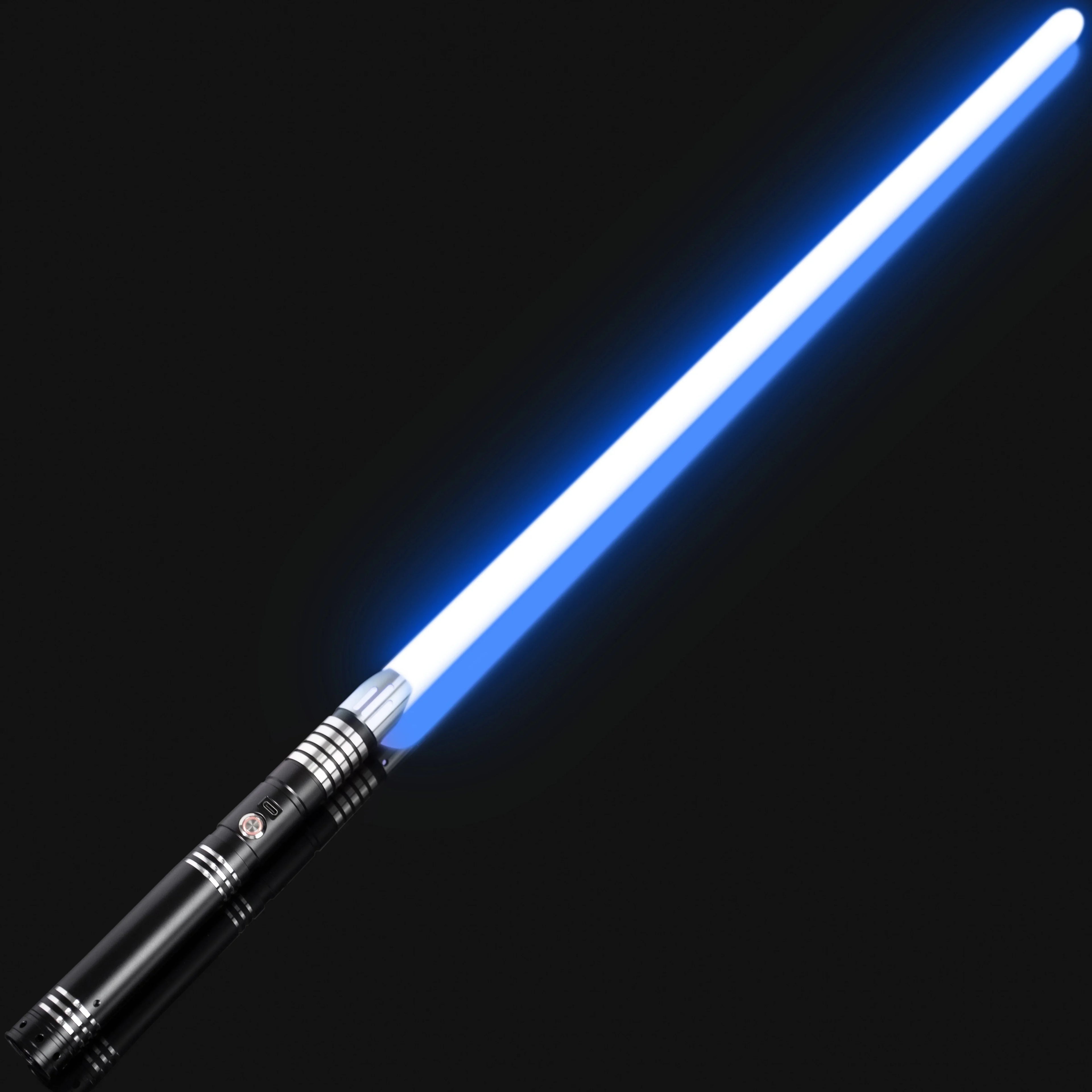 Lightsaber Jedi Warrior New Pixel Lightsaber Alien Pixel Laser Sword Role-playing Heavy Duel Infinite Color Luminous Role-playin