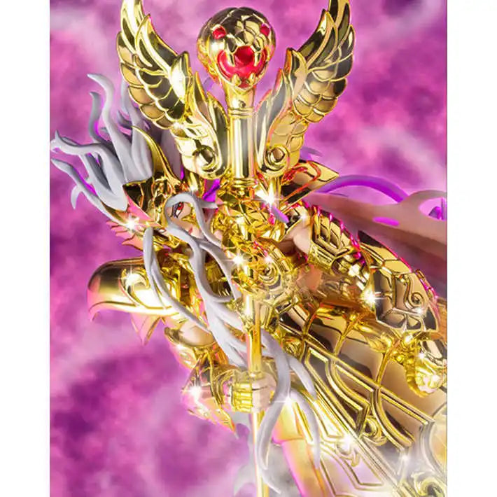 In stock Bandai Original Saint Seiya  EX Gold: Ophiuchus Odyssey Movable Human Figure Toy Anime Figure Model Collection Toy Gift