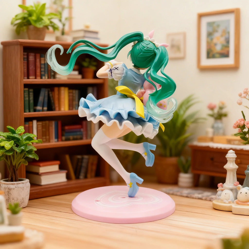 Hatsune Miku Fairy Tale Princess Handmade Anime Future Sweet and Cute Girls Anime Peripheral Model Desktop Decoration Toy Gift