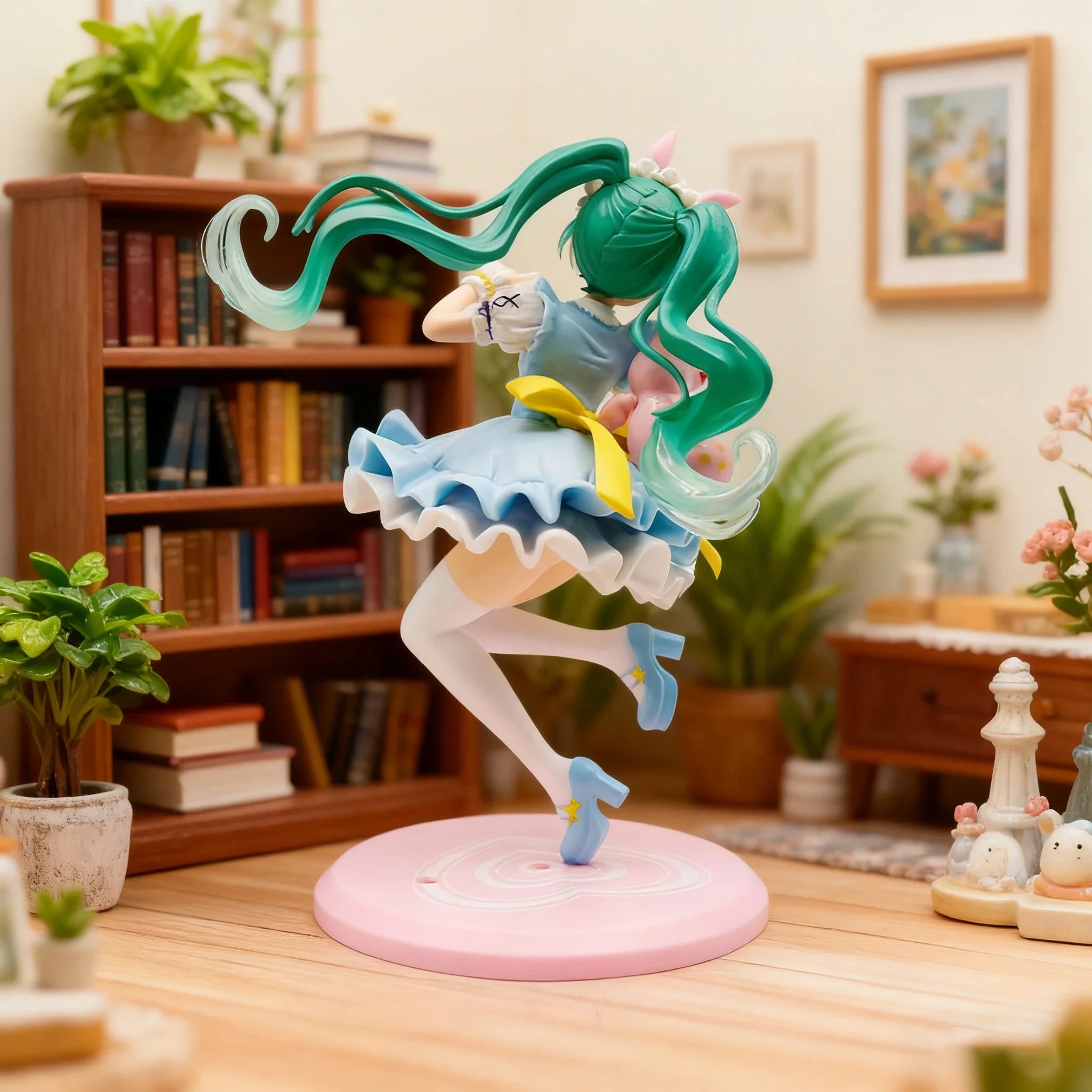 Hatsune Miku Fairy Tale Princess Handmade Anime Future Sweet and Cute Girls Anime Peripheral Model Desktop Decoration Toy Gift
