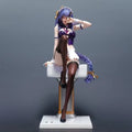 16.34in/41.5cm Anime Genshin Impact Figure Raiden Shogun Action Figures PVC Statue Model Collection Toys Gifts