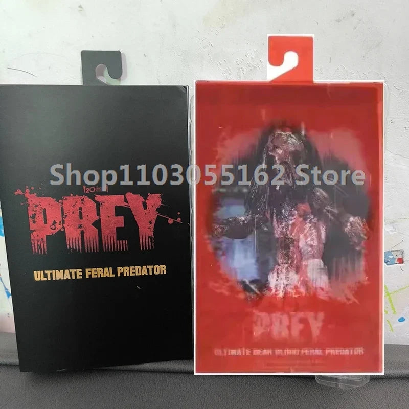 NECA Prey Ultimate Bear Blood Feral Predator Action Figure Anime Collectiblble Model Birthdsay Gifty