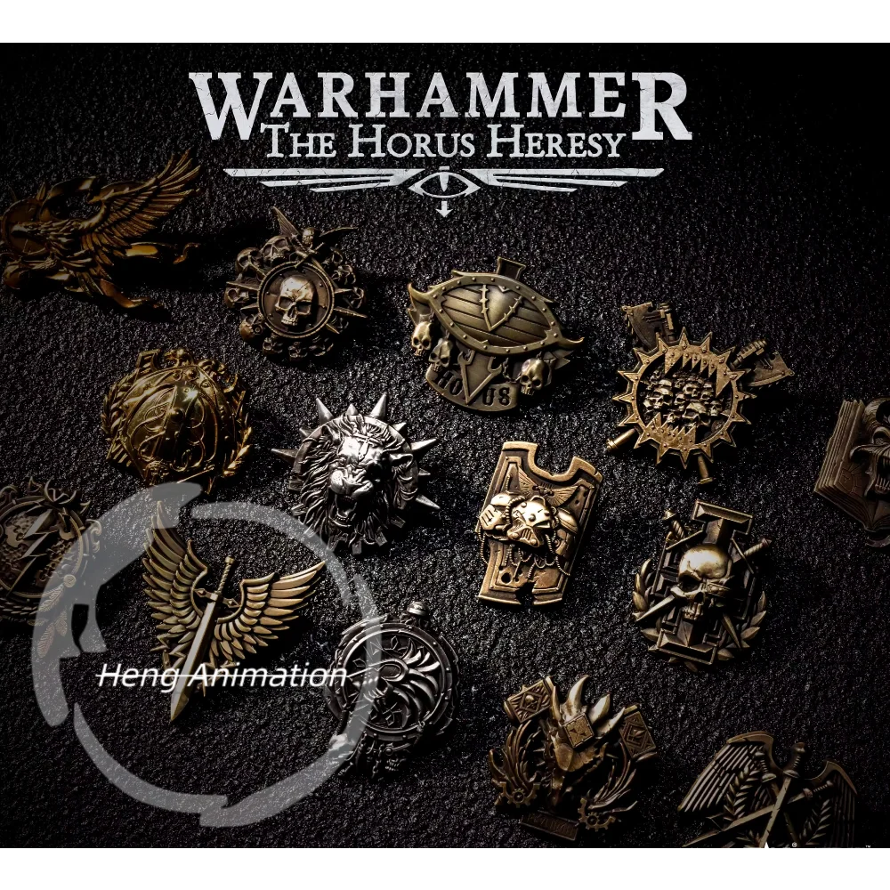 JOYTOY Star Forging Warhammer 40K Burning Galaxy - Honor Chapter Emblem Badge Peripheral Accessory, Cool and Stylish