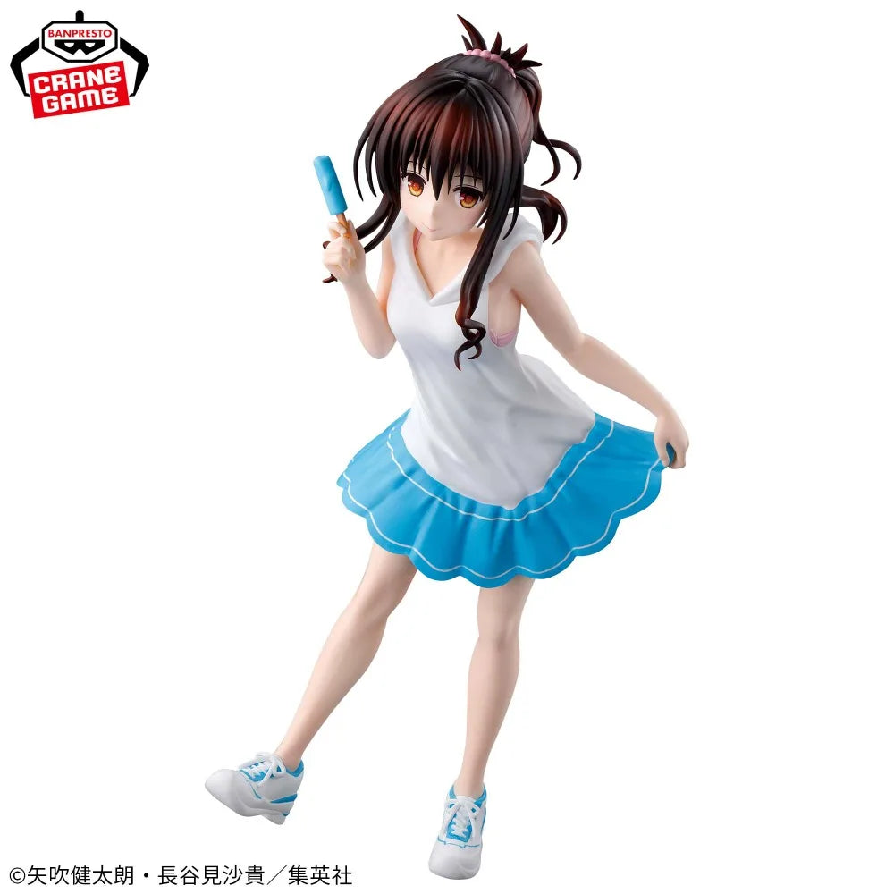 In Stock Bandai Original Genuine Banpresto Anime To Love-Ru Darkness Glitter&Glamours Yuuki Mikan 21cm Model Toy Figures Gift