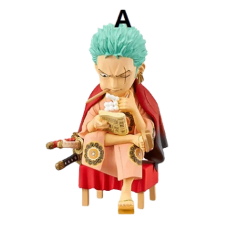 Genuine Bandai ONE PIECE WCF Land of Wano Kimono Luffy Anime Action Figures Model Figure Toys Gift for Toys Hobbies Children