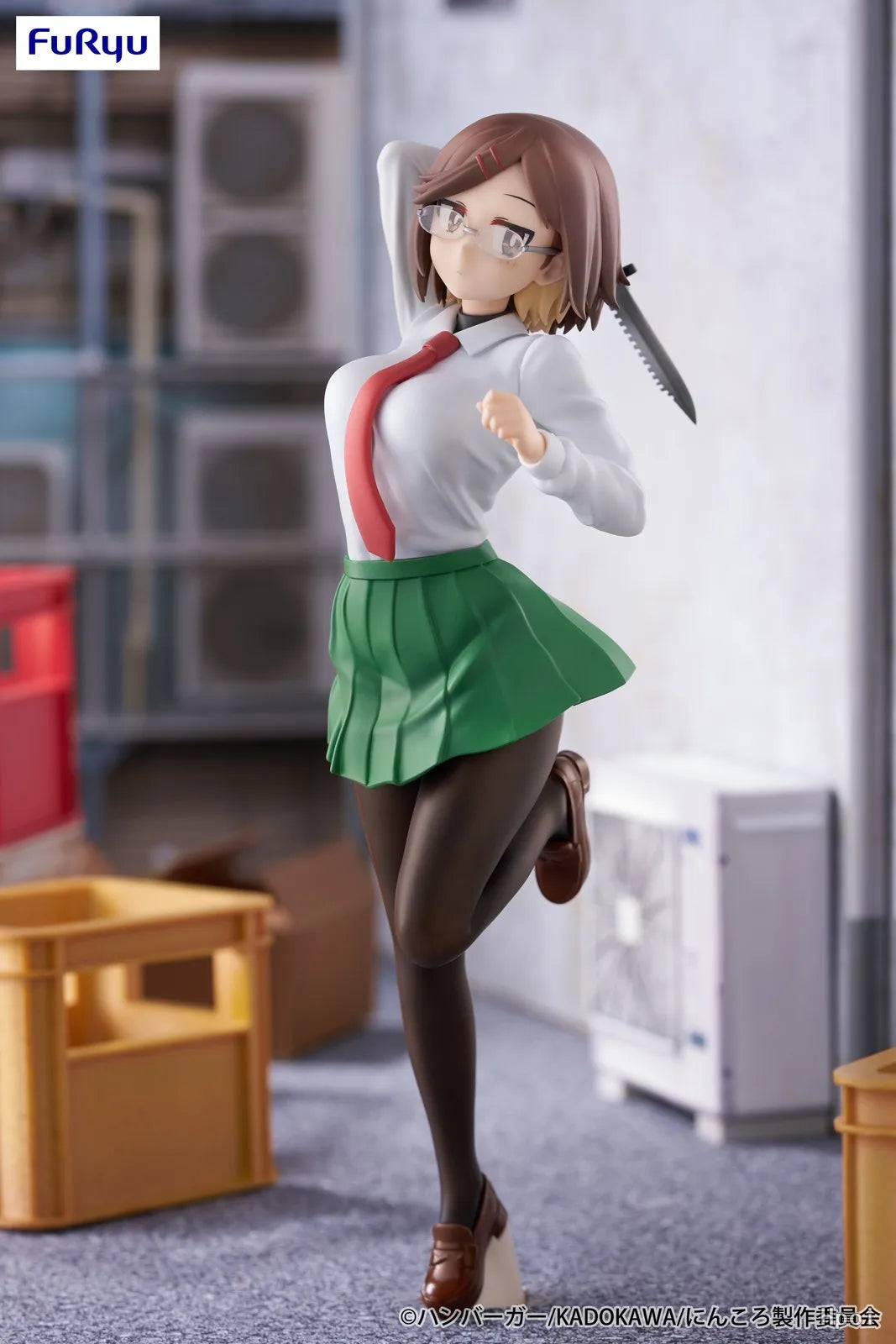 In Stock FuRyu Trio-Try-iT Konoha Koga Satoko Kusagakure Desktop Cute Doll Anime Action Figure Toy Gift Model Collection