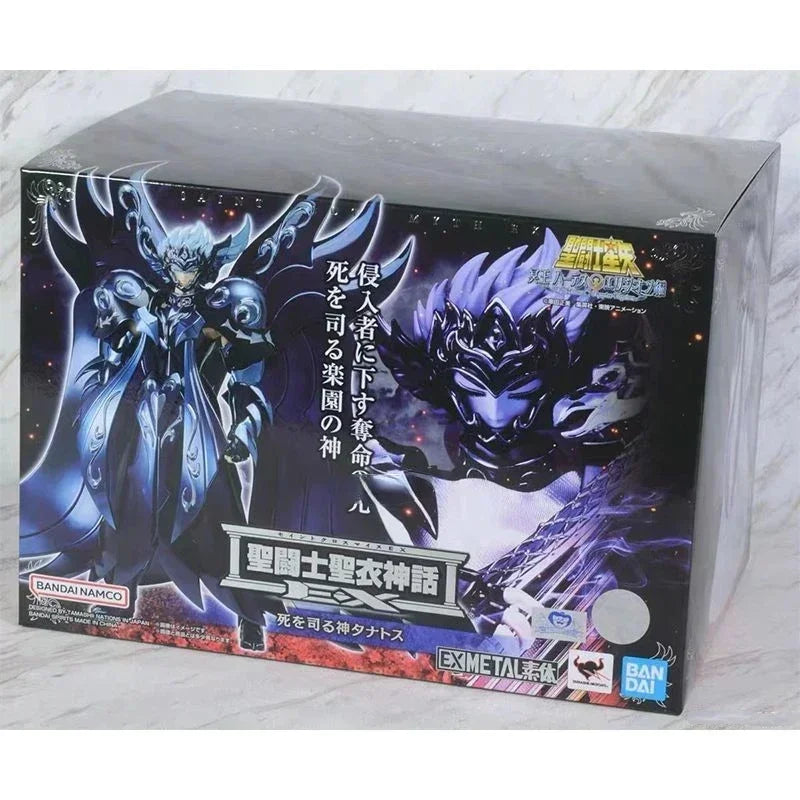 100% original In Stock Original Bandai Saint Seiya EX Saint Cloth Myth Death Ghost Thanatos Action Figure Toy Gift