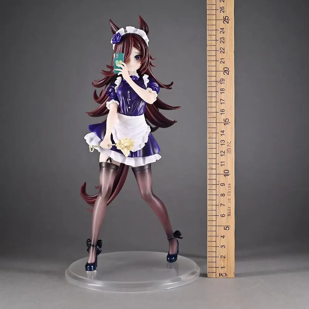 25cm Umamusume: Pretty Derby Figure Rice Shower Figures Game Doll Collection Statue Desk Decoration Model Toys Birthday Gifts