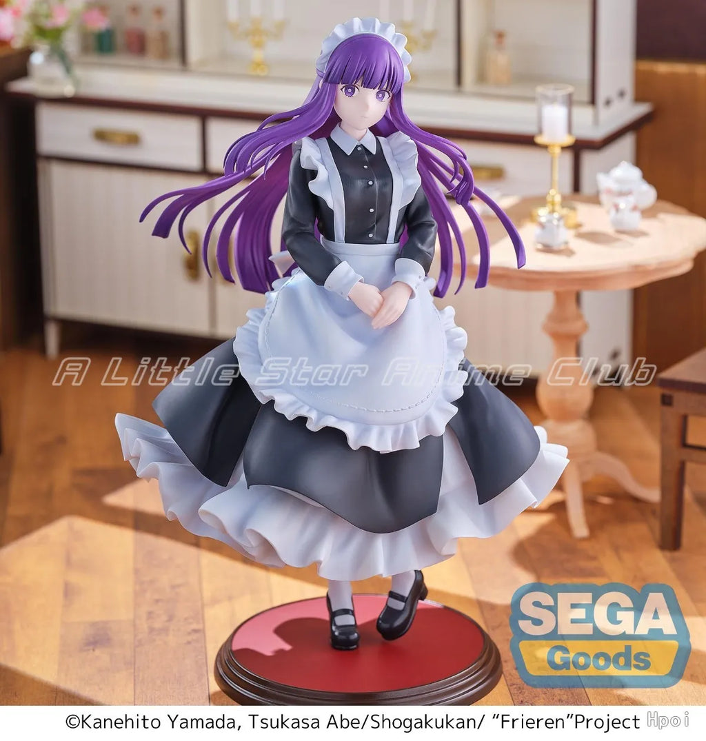 In Stock Original SEGA Luminasta Frieren:Beyond Journey's End Fern Maid Outfit Animation Figures Model Collection Ornaments Toy