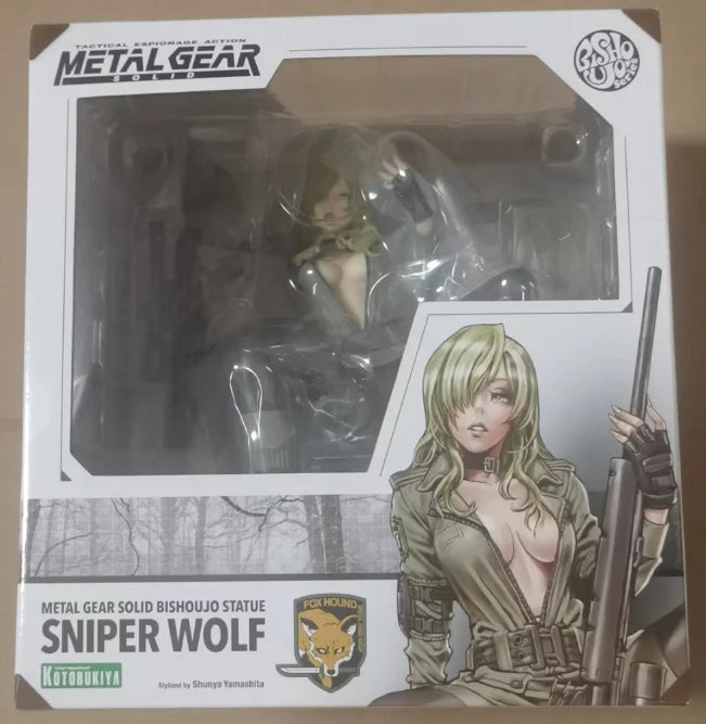 【FS】 Original KOTOBUKIYA Beautiful Girl Statue Sniper Snow Wolf Anime Doll Figure Model Toys Gifts