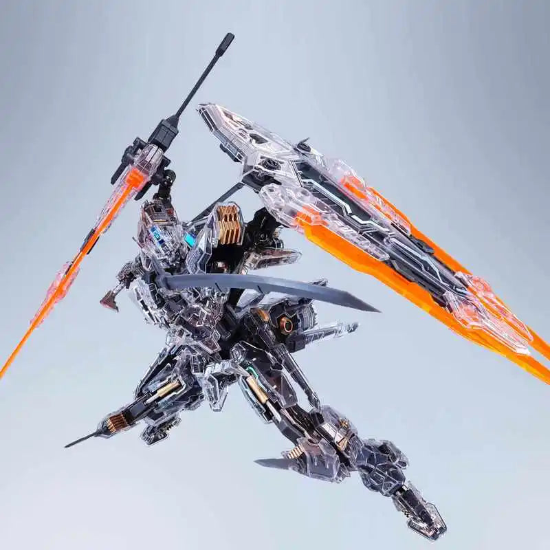 In Stock Eddas Asgard 1/100 Holographic Limited Hologram Valkyrie Mechanical Clear Ver.Action Figures Assembly Model Toy Gift