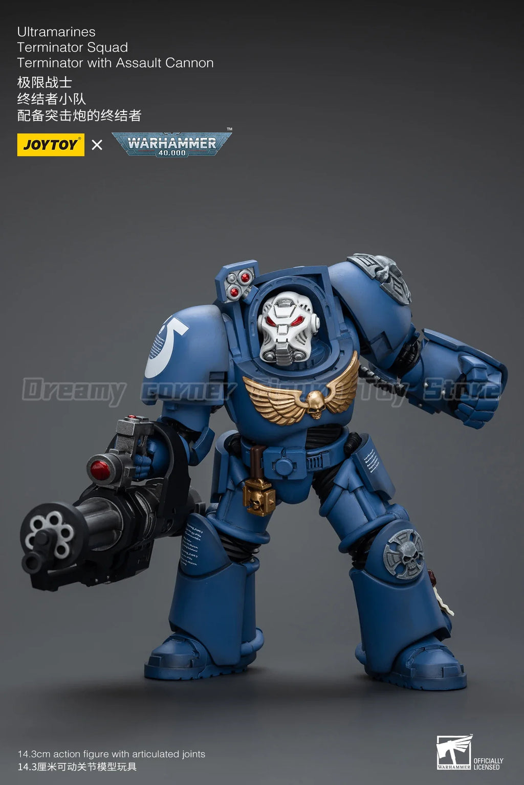 【In stock】JOYTOY Warhammer 40K Ultramarines Terminator Squad 3PCS 1/18 Action Figure Toy Model Gift