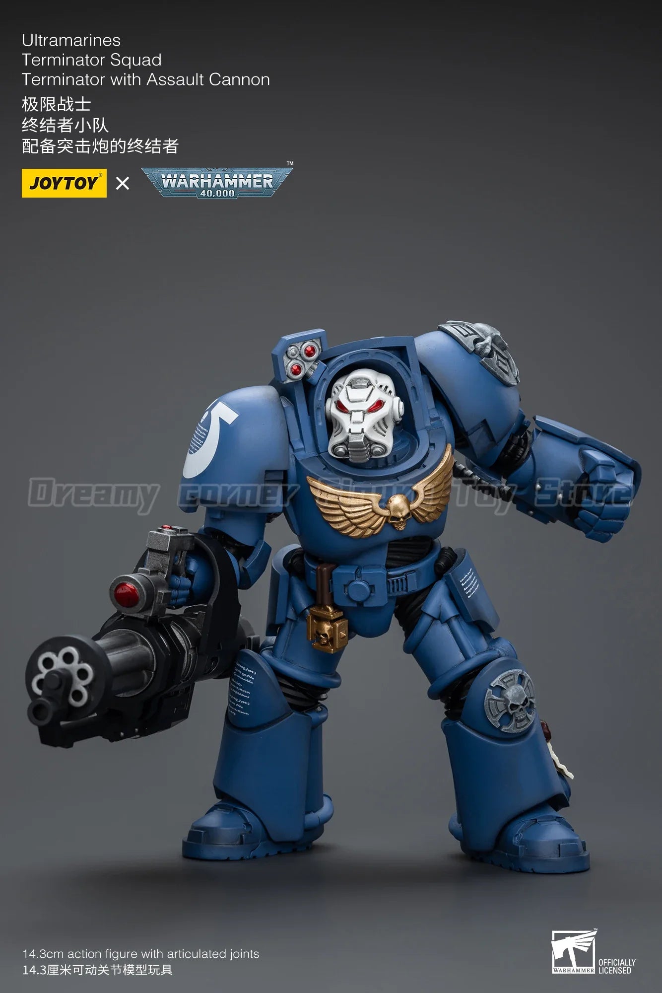 【In stock】JOYTOY Warhammer 40K Ultramarines Terminator Squad 3PCS 1/18 Action Figure Toy Model Gift