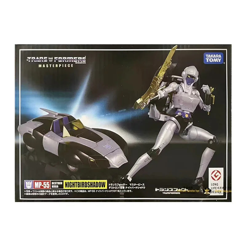 New Original Transformers Masterpiece MP-55 Nightbirdshadow 15Cm Anime Original Action Figure Model Toy Birthday