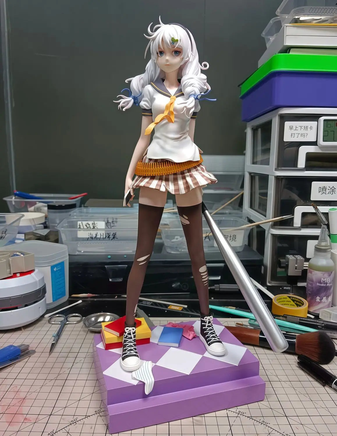 Honkai Impact 3 Figure Kiana Kaslana Figures Kawaii Game Peripherals Statue Model Collection Desk Decorations Toys Birthday Gift