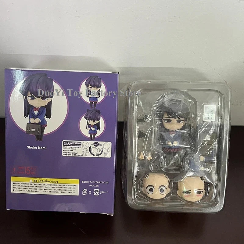 Komi-san wa Komyushou Desu Komi Shouko 1853 Action Figure Can't Communicate Anime PVC Model Q version Christmas Halloween Gifts