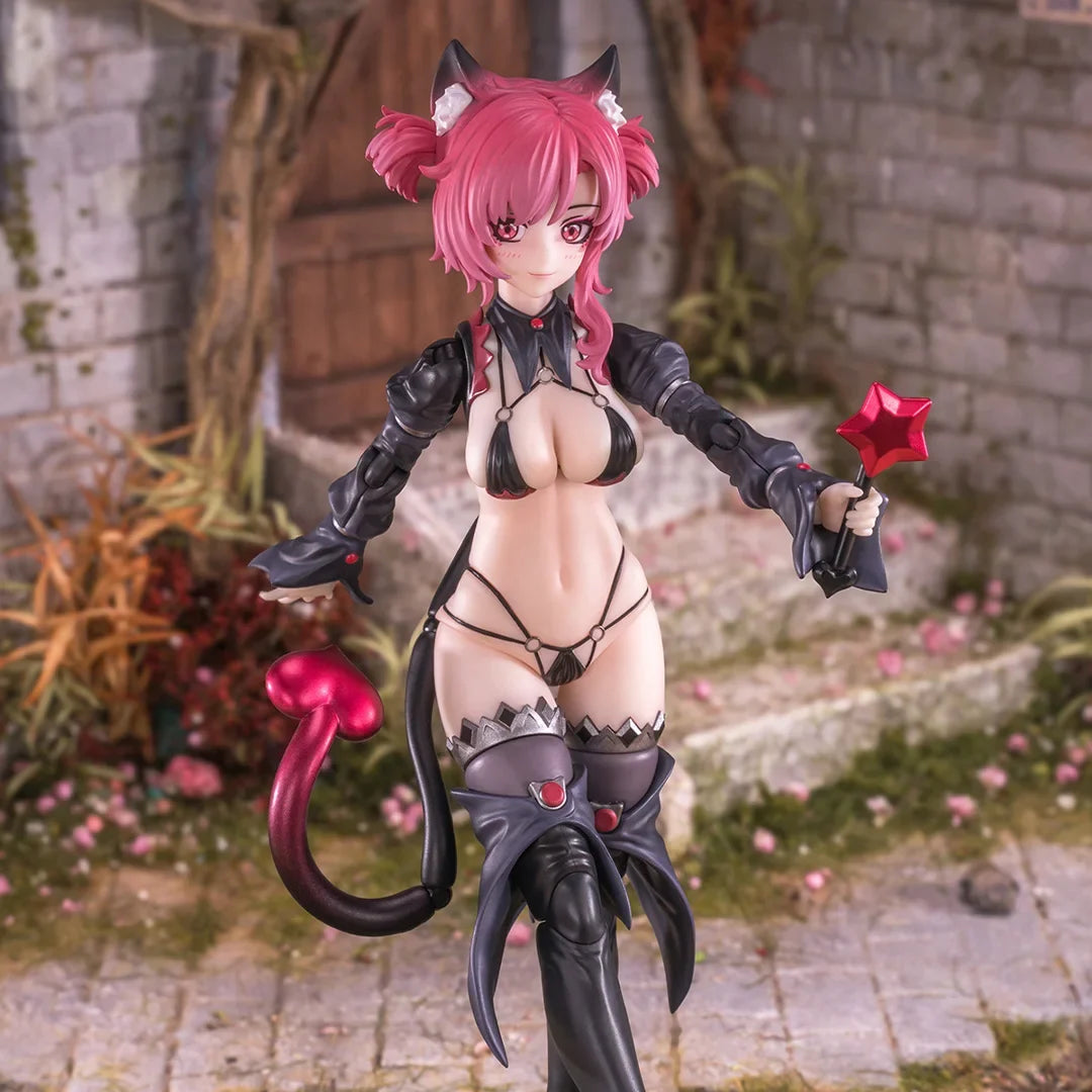New Original Dimensional Concrete Machine Girl Intern Witch Xingchuan Cat 1/12 Can Be Done By Hand Toy Collection Gift Stock