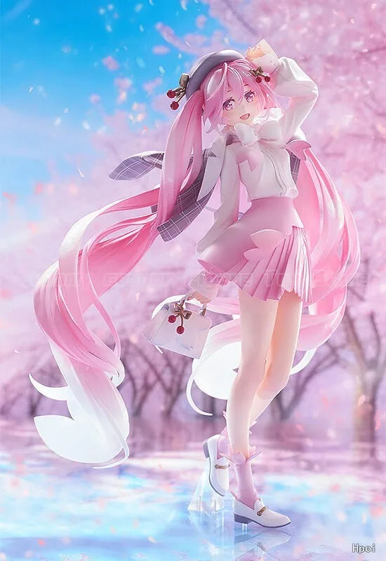 【In Stock】GSC Piapro Characters Hatsune Miku Sakura Future Flower Appreciation 1/6 Scale Figure Model Toys