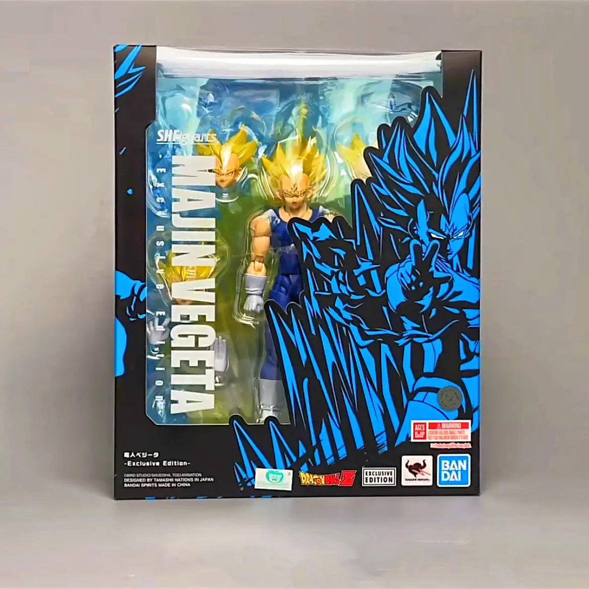 Genuine BANDAI NAMCO Dragon Ball Z S.H.Figuarts Majin Vegeta  Collector Figurine Toys in stock PVC Figure Desktop ornament gift