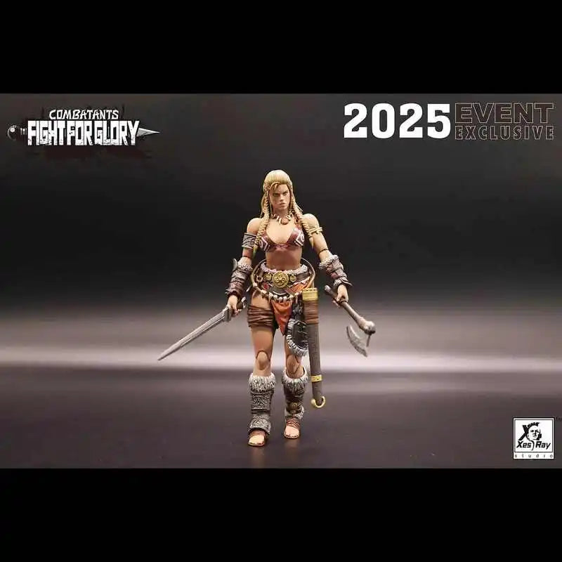 2025 Xesray Fight For Glory 1/12 Action Figure Combatants Event Gold Hildr Anime Model Collectible Figure Ornaments In Stock
