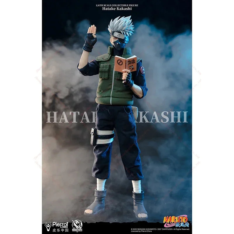 In Stock RocketToys Naruto ROC-004 Shippuden Hatake Kakashi 1/6 Scale Animation Model Action Figure Toy Collection Gift
