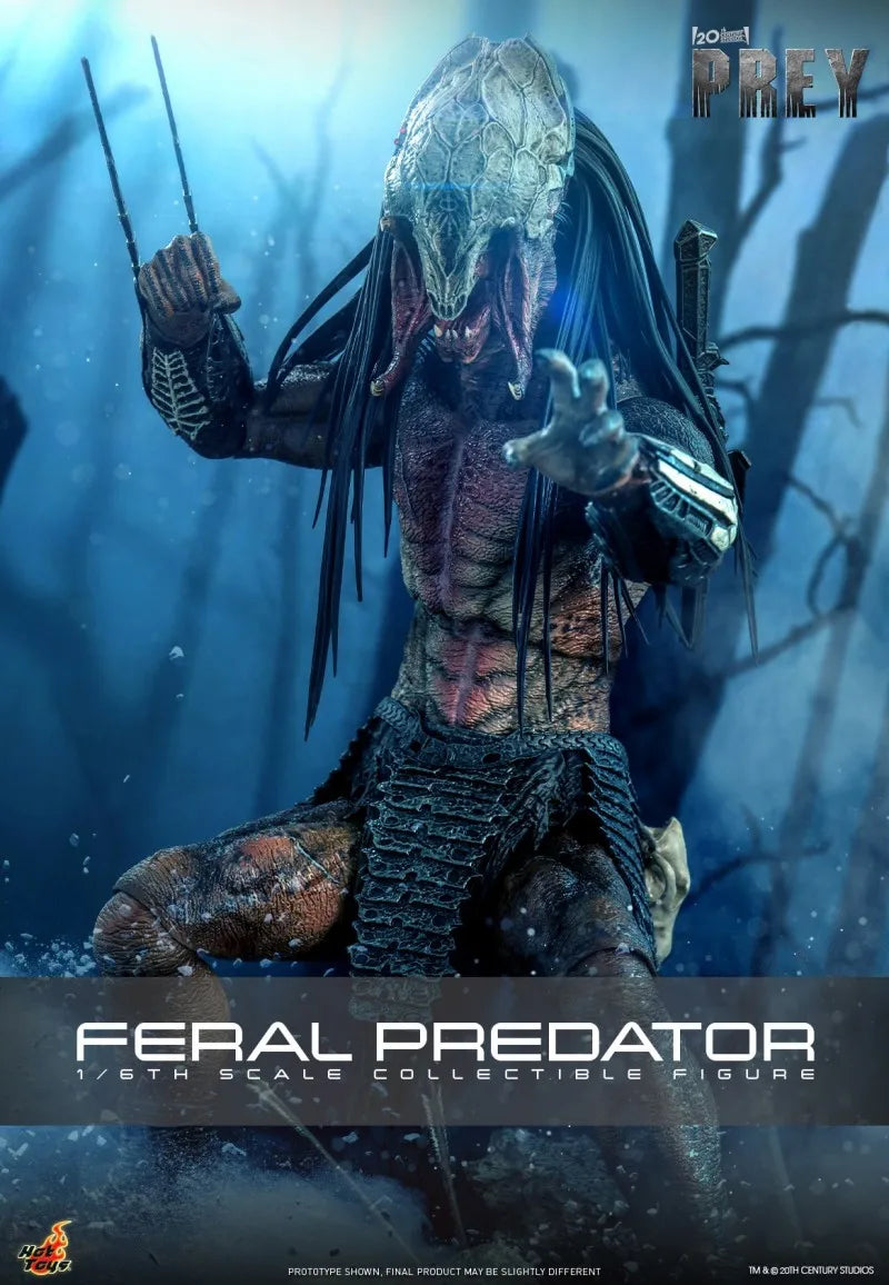 1:6 Hot Toys Iron Warrior: Prey Rage TMS114  Action Figure Feral Predator Figures Collect Dolls 37cm Hottoys Model Toy Gift
