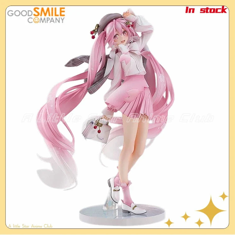 Original GSC Piapro Characters Hatsune Miku 1/6 Flower Viewing Costume Anime Figure Gift Model Ornament