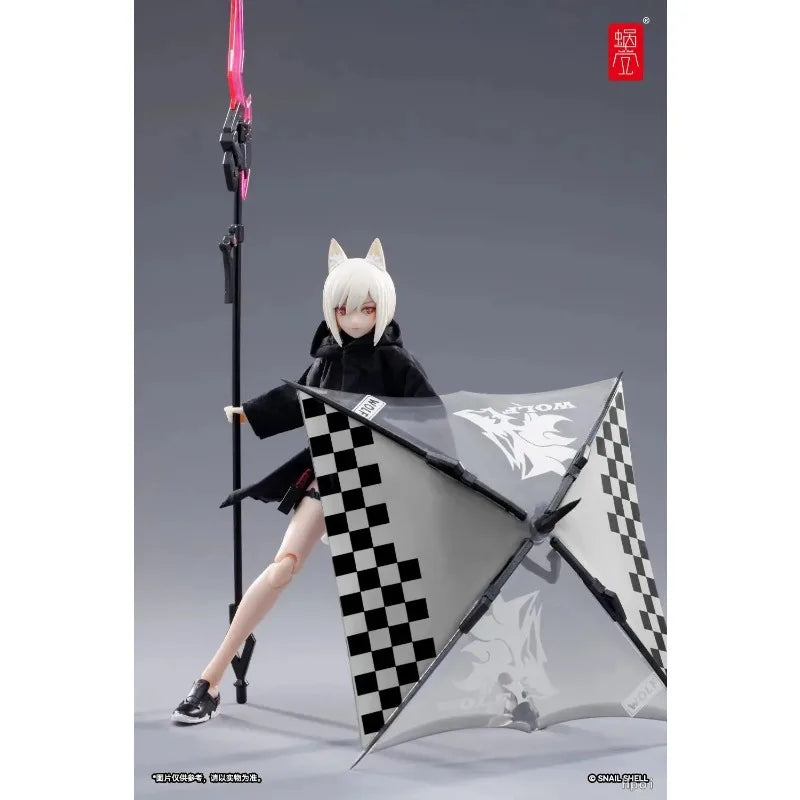 Snail Shell Wasp Three-leaf Wolf Girl Ghost Assassin Miu Ke Saori Toki Sakura Machine Girl Anime Action Figure Model Toys Gifts