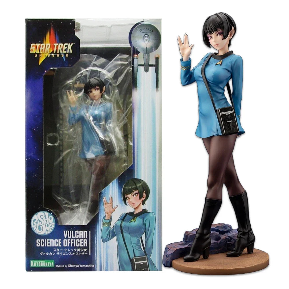 22CM Anime Star Trek The Figure Vulcan Scientist Series Bishoujo Statue Medical Officer 1/7 Stand Model Toy Doll Action Figure