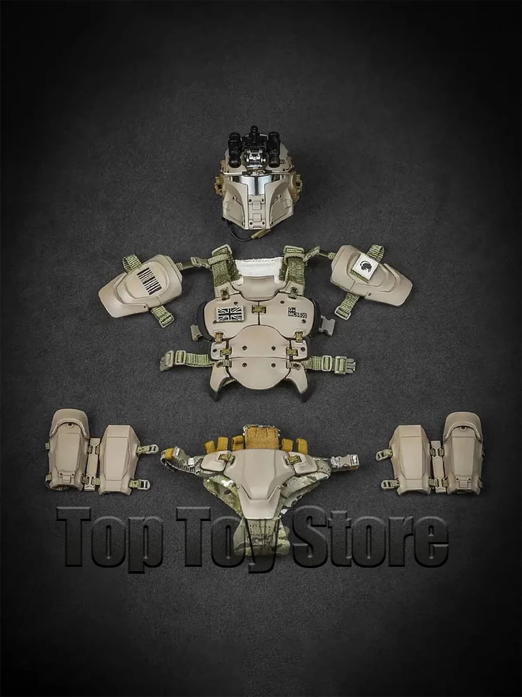 Original GWG004 Desert Raider 1/6 Male Soldier Military Action Figure Full Set Collectible Model Toys Gift
