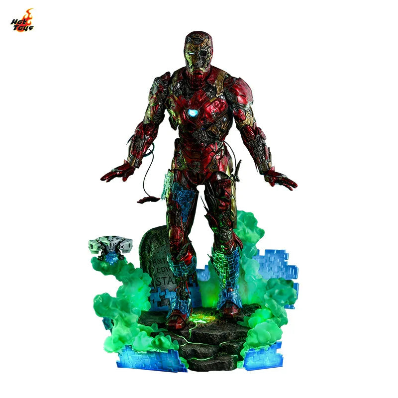 Hottoys Spider-Man Mysterios Iron Man Illusion 1/6 Scale Gelenkfigur Film-Peripherie Sammlerstück Desktop-Ornament Geschenk