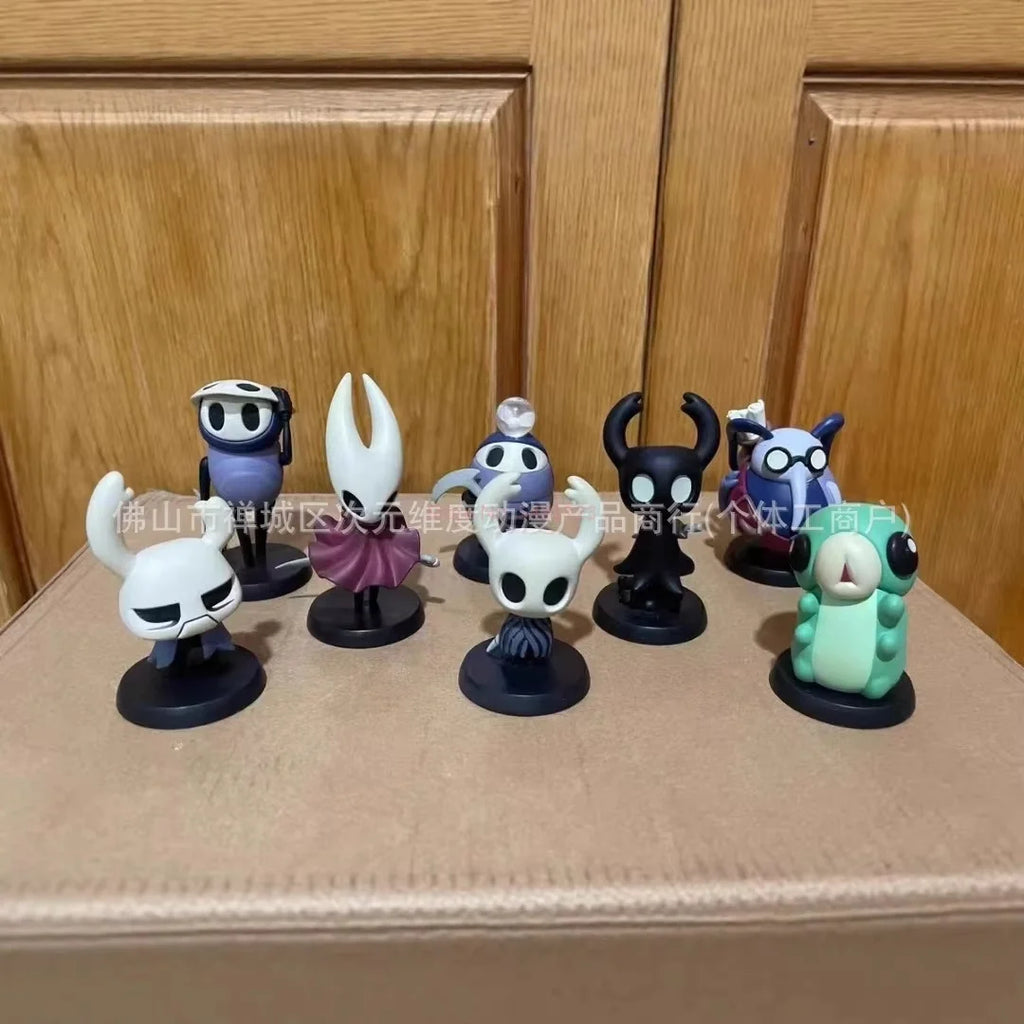 Hollow Knight Silk Song Knight Hornet Grub Zote Quirrel Shade Cornifer Myla Pvc Figures Q Version Collection Model Doll Toy Gift