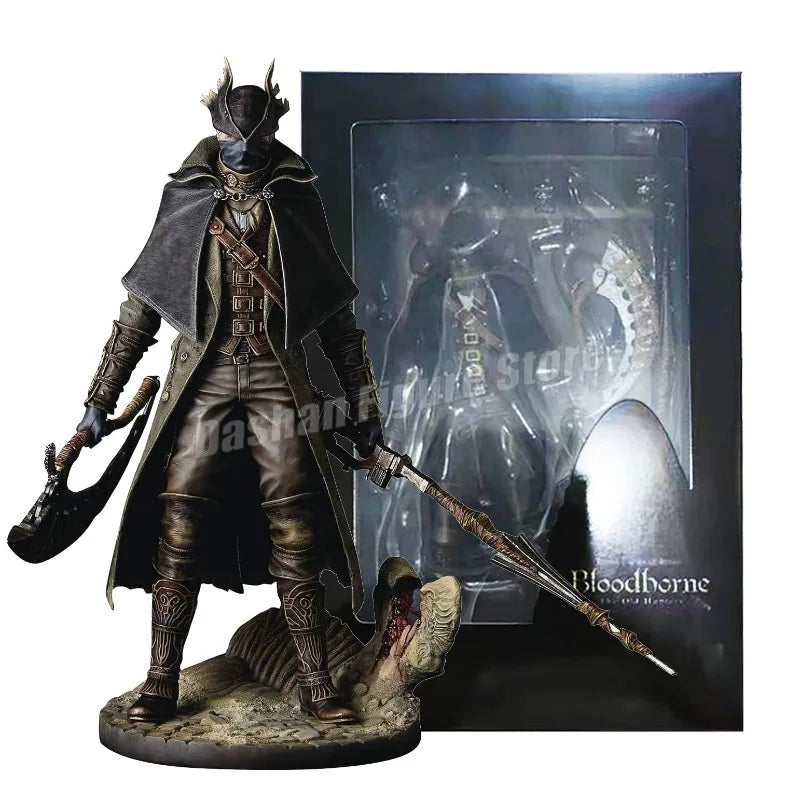 Bloodborne The Old Hunters Actionfigur Statue 31cm Sammlung Ornamente Spiel Jäger Eileen The Crow Henryk Figurenmodell Spielzeug