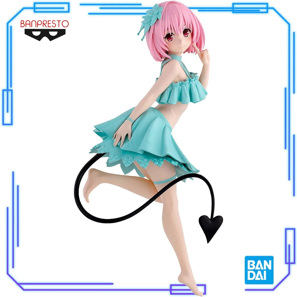 In Stock Bandai Original Genuine Banpresto Anime To Love-Ru Darkness Glitter&Glamours Momo Belia Deviluke 22cm Model Toy Figures