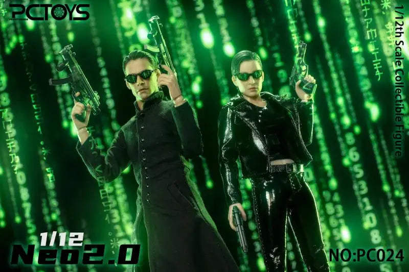 PCTOYS  PC024 1/12 Men Soldier Keanu Reeves Hacker Handsome Killer Empire Agent 6" Action Figure Body Toys