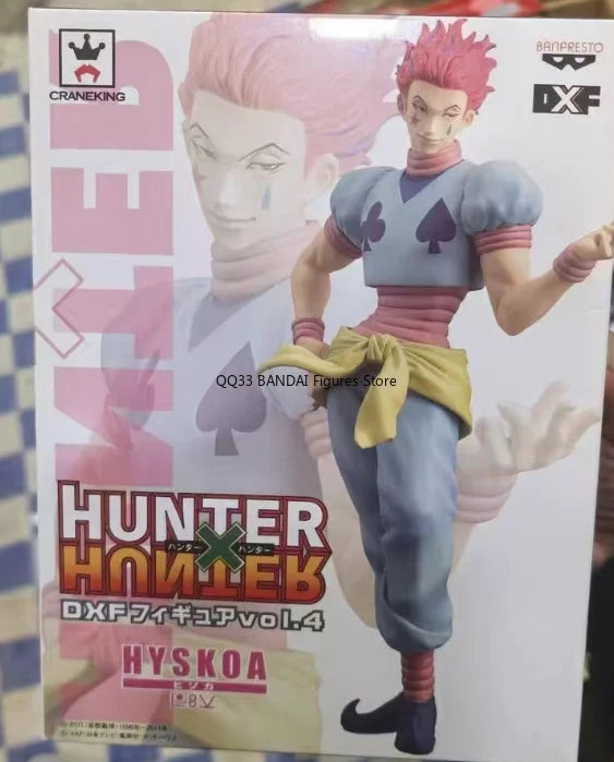 Bandai Original HUNTER×HUNTER DXF Vol.4 YELLMI & HYSKOA Anime Action Figure Desktop Ornaments Model Collectible