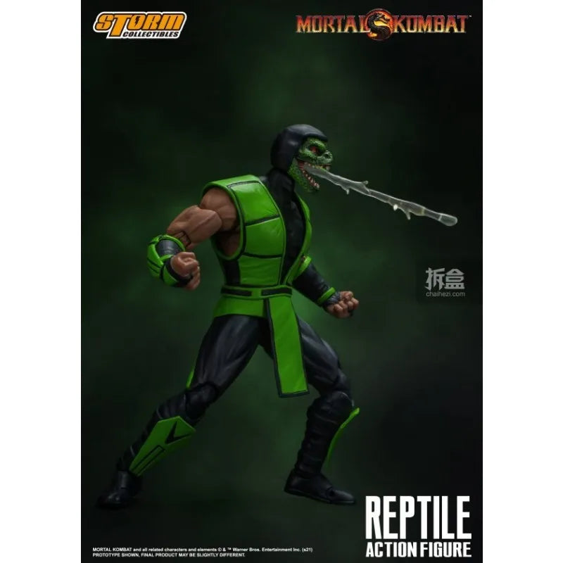 New Storm Collectibles Original Mortal Kombat REPTILE Lizard Man 1/12 Mobile Doll Soldier Model Handmade Toy Gift Collection